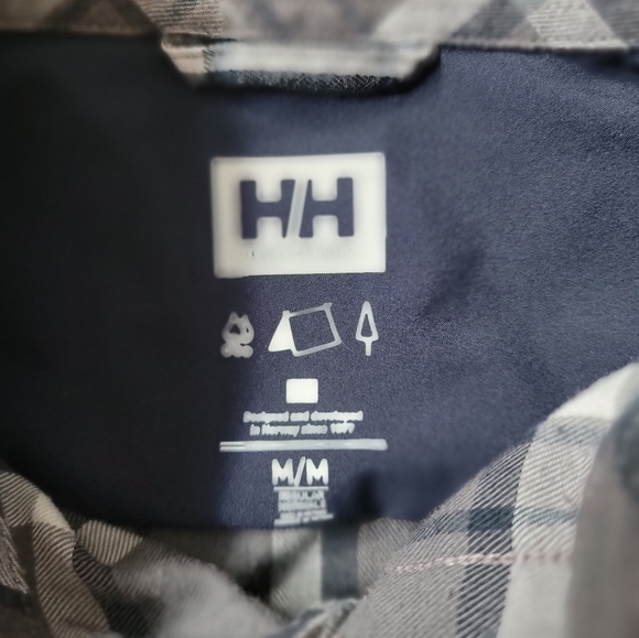 Helly Hansen Men's Gray Plaid Shirt - Picture 3 of 3